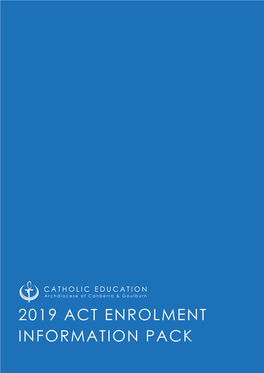 2019 Act Enrolment Information Pack
