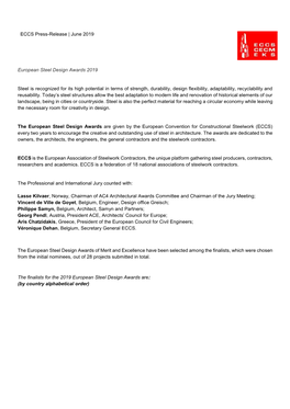 Press-Release ECCS Award