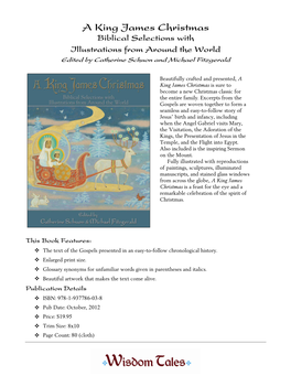 A King James Christmas Biblical Selections with Illustrations from Around the World Edited by Catherine Schuon and Michael Fitzgerald