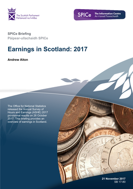 Earnings in Scotland: 2017