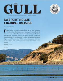 Save Point Molate, a Natural Treasure by Ilana Debare