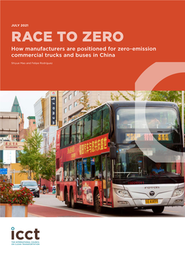 Race to Zero: How Manufacturers Are Positioned for Zero-Emission Commercial Trucks and Buses in North America