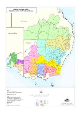 Murray - Darling Basin DRAFT Local Government Area Boundaries