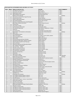 Book and Media List 06 07 18.Xlsx