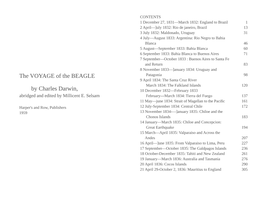 The VOYAGE of the BEAGLE by Charles Darwin