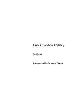 Parks Canada Agency