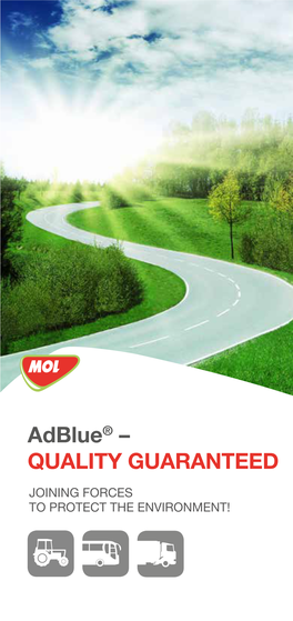 Adblue® – QUALITY GUARANTEED