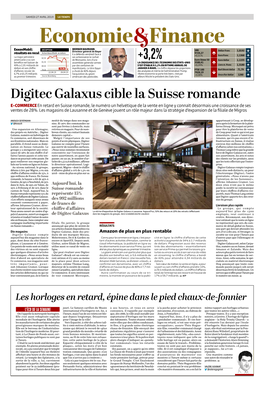 Digitec Galaxus Cible La Suisse Romande