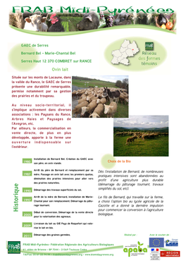 7. GAEC De Serres, Ovins Viande Et Lait, Combret