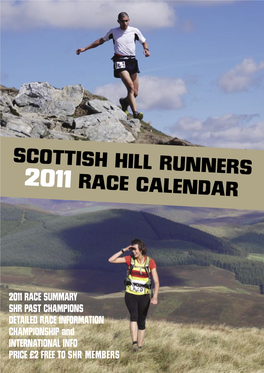 Scottish Hill Runners 2011 Race Calendar