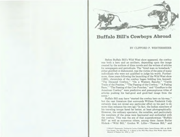 Buffalo Bill's Cowboys Abroad