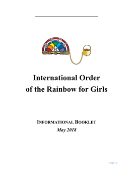 International Order of the Rainbow for Girls