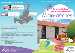 Micro-Crèches LIEZ MAILLEZAIS BENET VIX Maillé ST-SIGISMOND