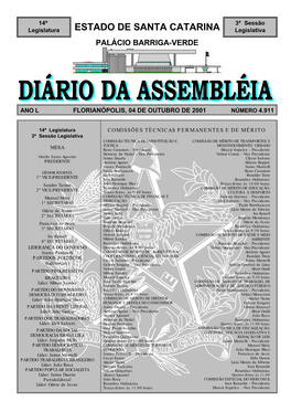 Diário Da Assembléia Expediente