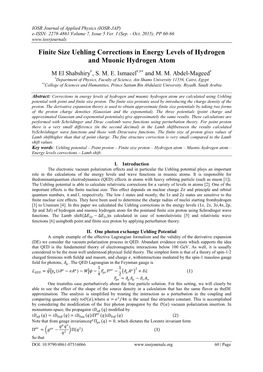 Finite Size Uehling Corrections in Energy Levels of Hydrogen and Muonic Hydrogen Atom