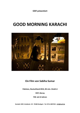 Good Morning Karachi