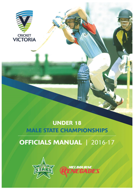 Under 18 Male State Championships 2016/17