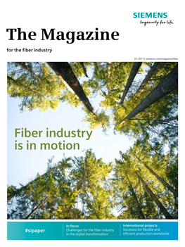 The Magazine for the Fiber Industry