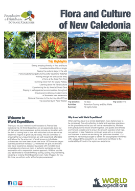 Flora and Culture of New Caledonia