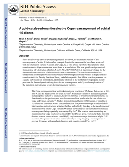 NIH Public Access Author Manuscript Nat Chem