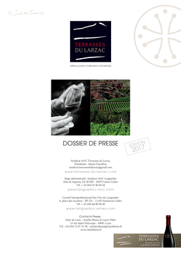 Dossier De Presse AOC Terrasses Du Larzac.Pdf