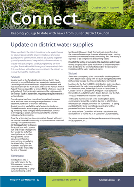 Update on District Water Supplies