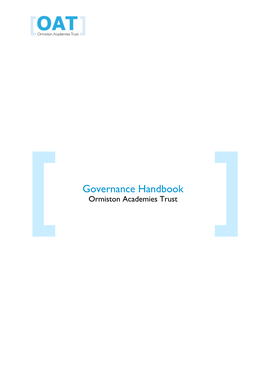 Governance Handbook Ormiston Academies Trust