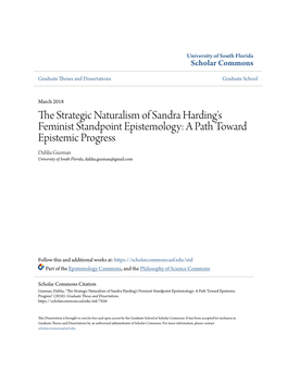 The Strategic Naturalism of Sandra Harding's Feminist Standpoint Epistemology