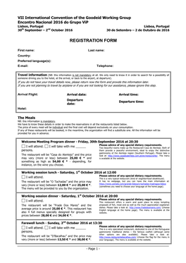 Registration Form