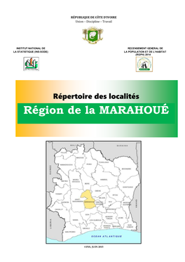 Région De La MARAHOUÉ