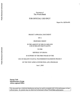 World Bank Document