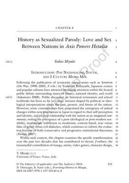 History As Sexualized Parody: Love and Sex Between Nations in Axis