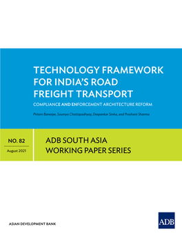 Technology Framework for India's Road Freight Transport