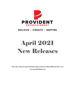 April 2021 New Releases