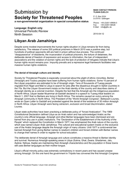 Libyan Arab Jamahiriya