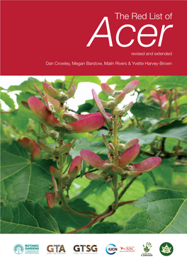 The Red List of Acer: Revised and Extended