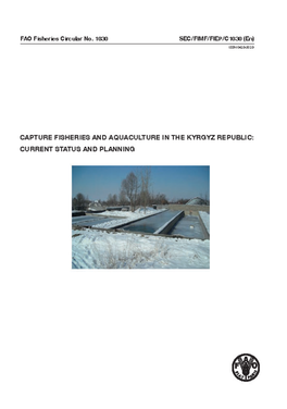 Part Ii Strategy for Fisheries and Aquaculture Sector Development and Management in the Kyrgyz Republic (2008–2012) 79