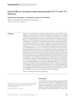 Clinical Efficacy Assessment in Photodamaged Skin of 0.5% And