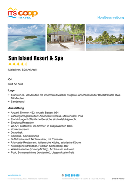 Sun Island Resort &