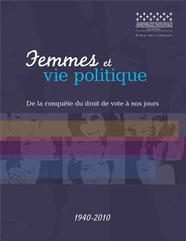 Femmes Et Vie Politique De La Conquête Du