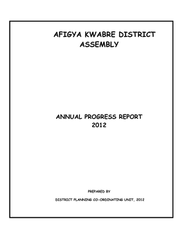Afigya Kwabre District Assembly