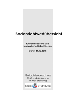 Bodenrichtwerte 31.12.2018