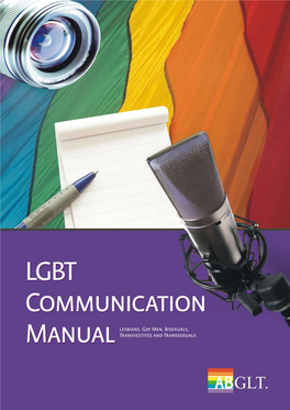 LCBT Communication Manual Lesbians, Gay Men, Bisexuals, Transvestites and Transsexuals