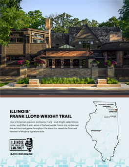 Illinois' Frank Lloyd Wright Trail