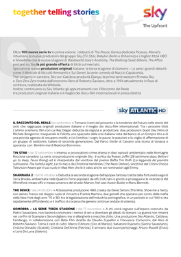 LE SCHEDE DI TUTTI I PROGRAMMI SKY (Pdf)