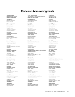 Reviewer Acknowledgments, 2008