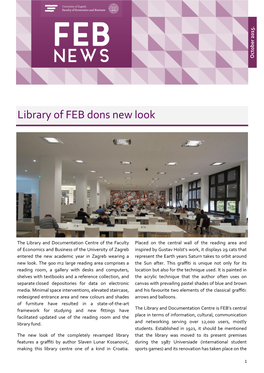 Library of FEB Dons New Look