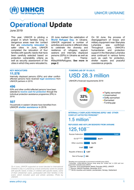 Operational Update June 2019