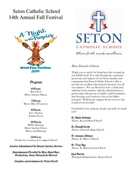 Seton Catholic School 14Th Annual Fall Festival