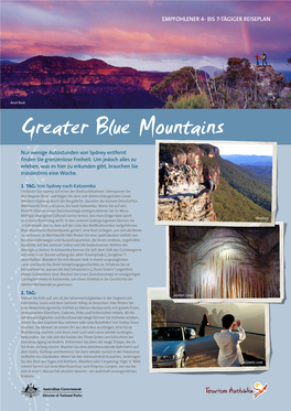 Greater Blue Mountains